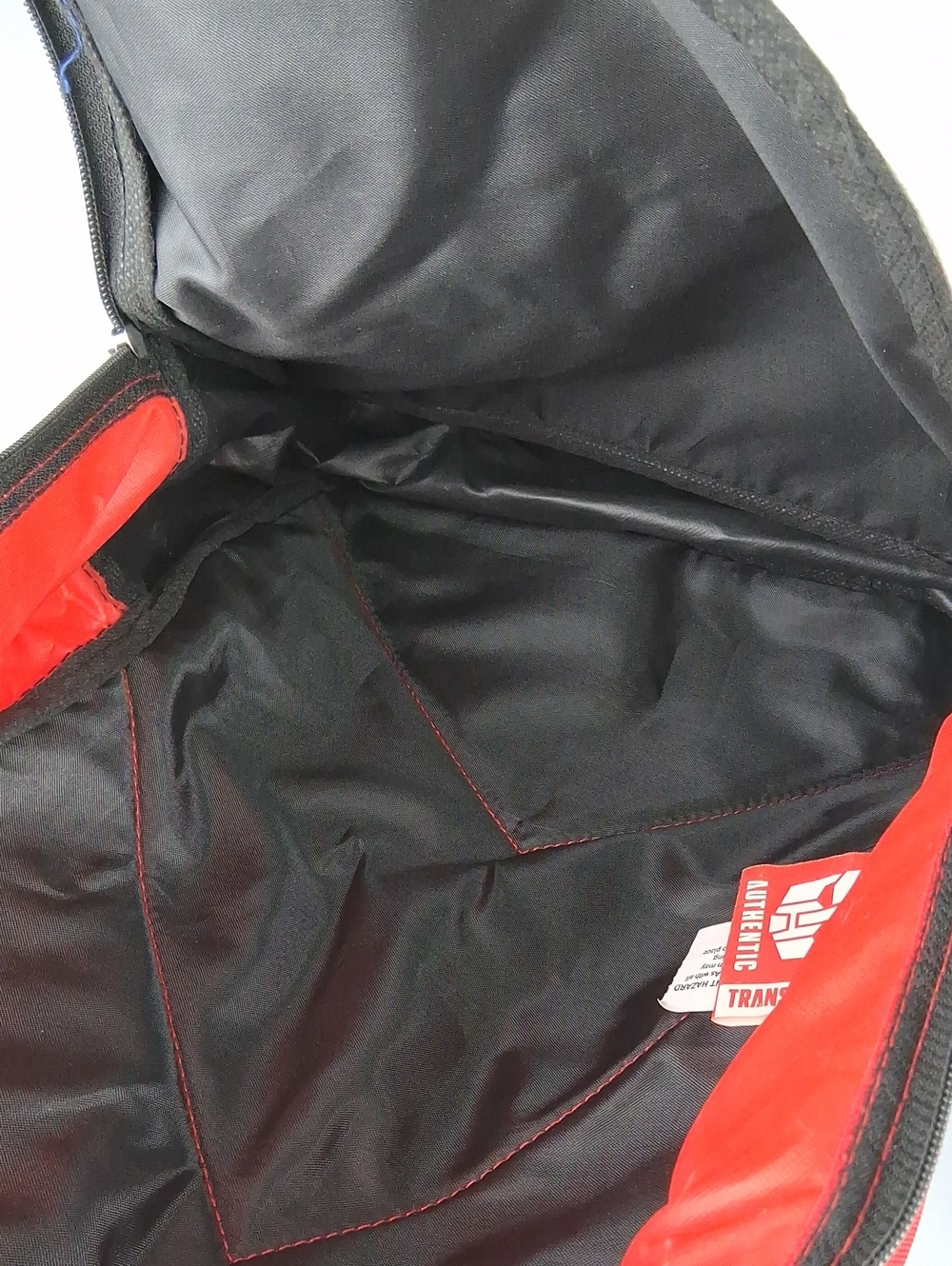 Boys Transformers Backpack Bumblebee Red Black Gray Elementary 2 Compartments - Picture 16 of 16